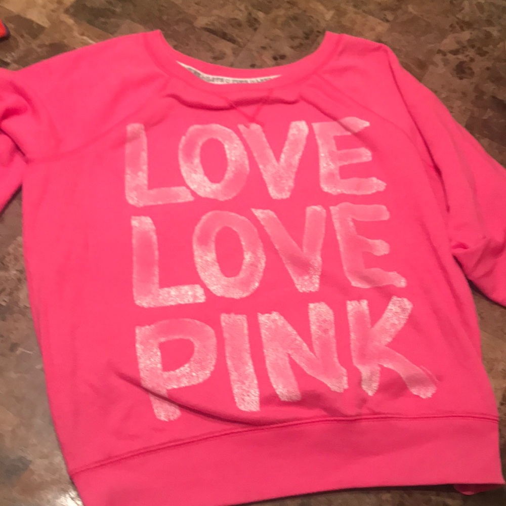 Pink sweatshirt